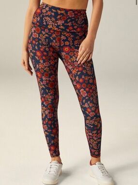 Beyond Yoga Midi High Waist Legging 'Retro Press Floral' XS